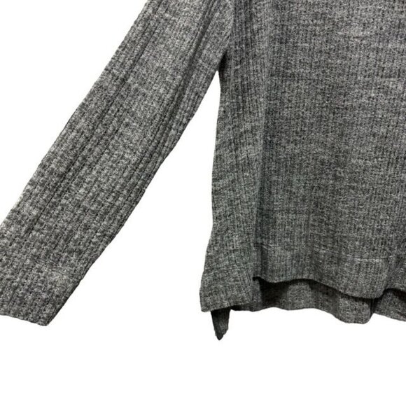 Maeve By Anthropologie Womens Gray Ribbed Cowl Neck Sweater XS Oversized - Picture 5 of 10